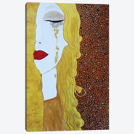 Tears Of Gold Canvas Print #ROL66} by Rachel Olynuk Canvas Art