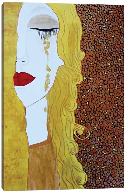 Tears Of Gold Canvas Art Print - Rachel Olynuk
