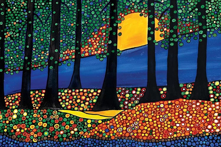 Tangerine Forest by Rachel Olynuk wall art