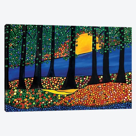 Tangerine Forest Canvas Print #ROL69} by Rachel Olynuk Canvas Print
