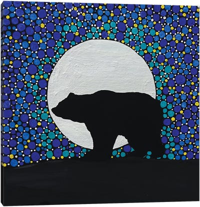Moon Bear Canvas Art Print - Rachel Olynuk