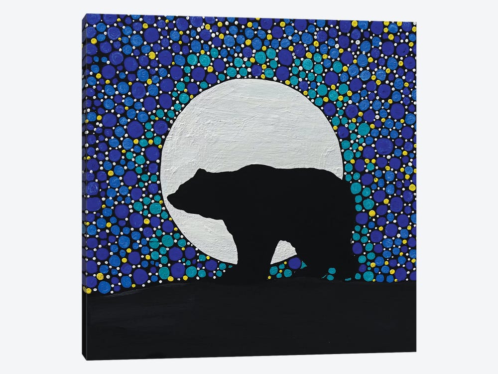 Moon Bear by Rachel Olynuk 1-piece Canvas Art Print