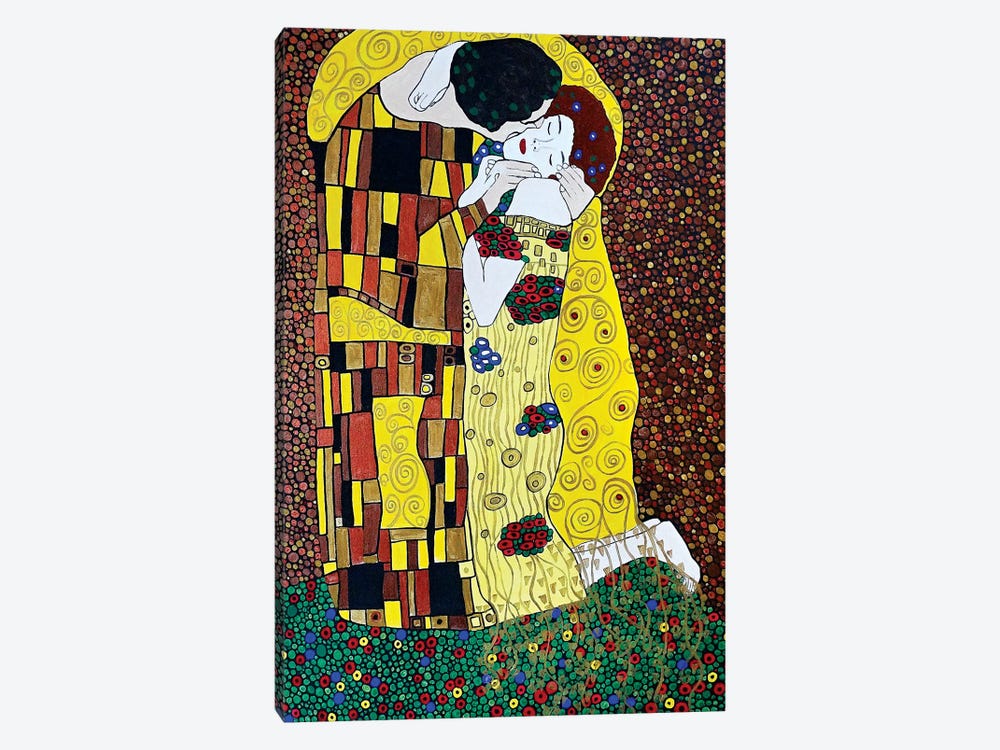 The Kiss by Rachel Olynuk 1-piece Canvas Art