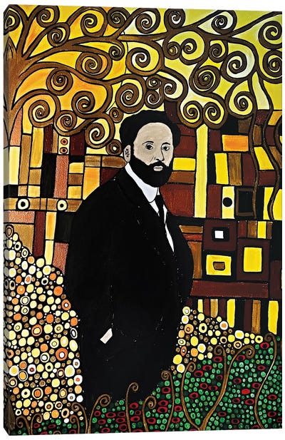 Gustav Canvas Art Print - Artists Like Klimt