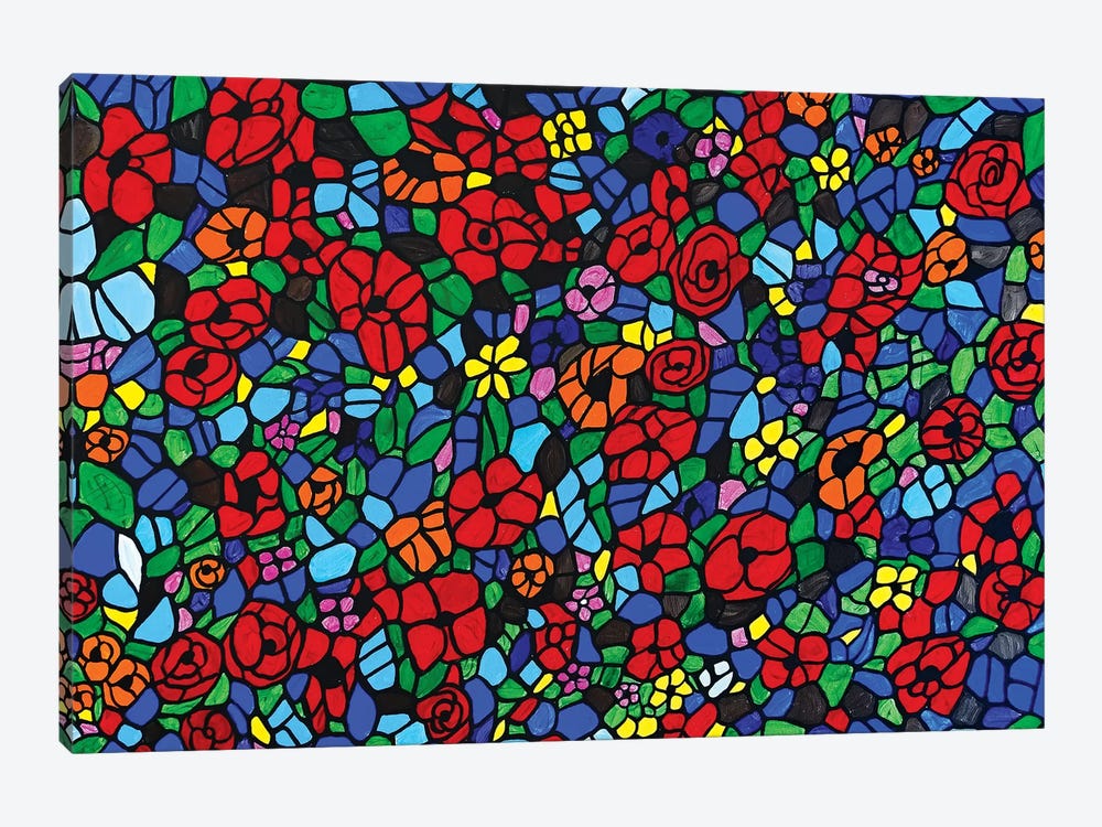 Flower Medley by Rachel Olynuk 1-piece Canvas Wall Art