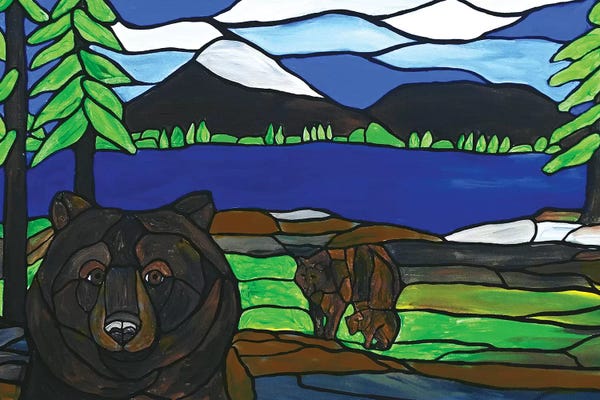 Brown Bears: Bear Photobomb by Rachel Olynuk