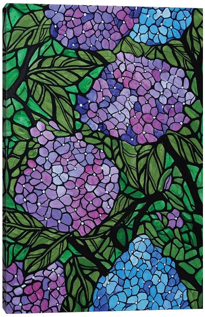 Hydrangeas Canvas Art Print - Hydrangea Art