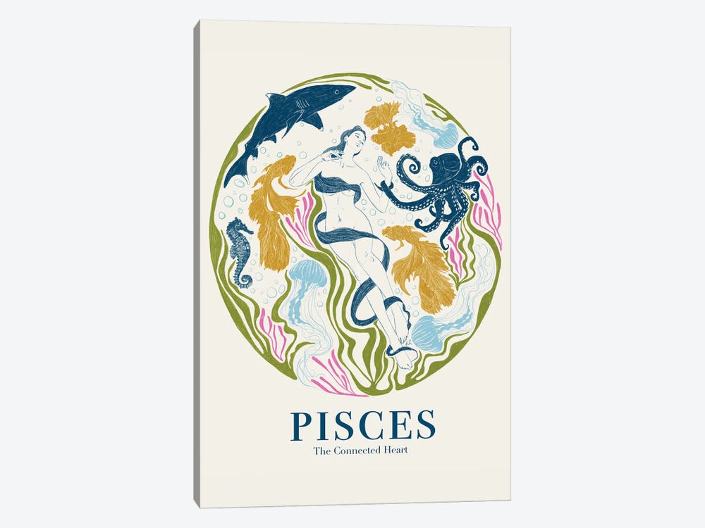 Pisces II by Jenny Rome 1-piece Art Print