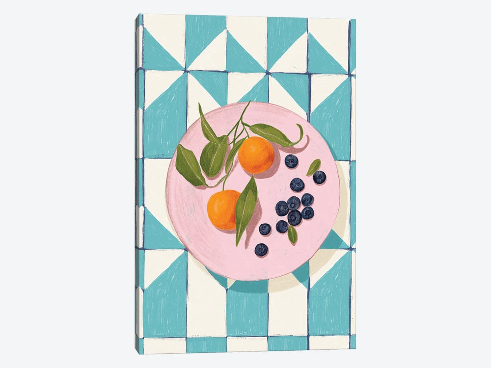 Citrus And Berries by Jenny Rome 1-piece Canvas Print