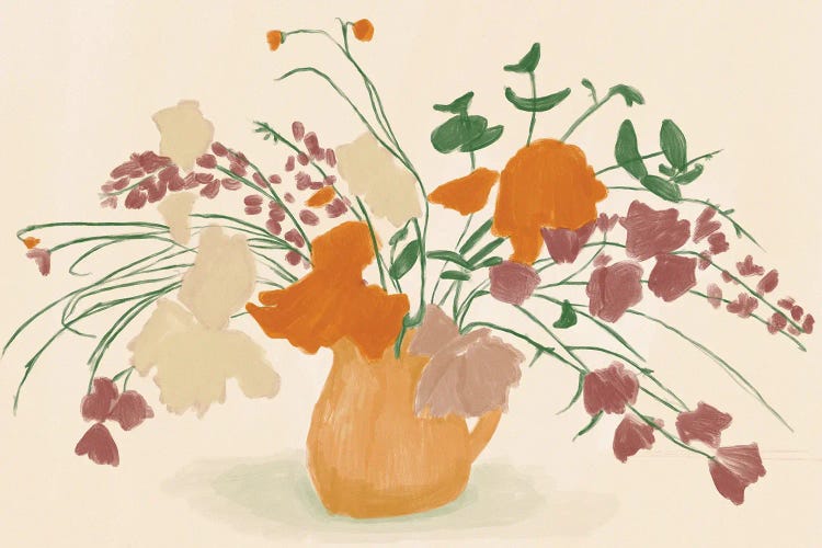 Warm Blooms by Jenny Rome wall art