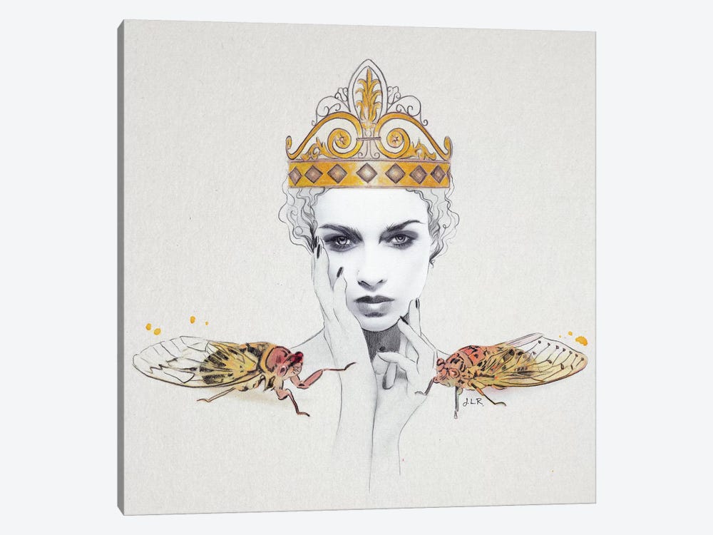 Queen #1 by Jenny Rome 1-piece Canvas Wall Art