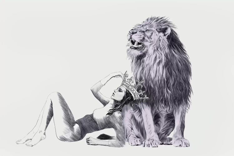 The Queen Leo  by Jenny Rome wall art