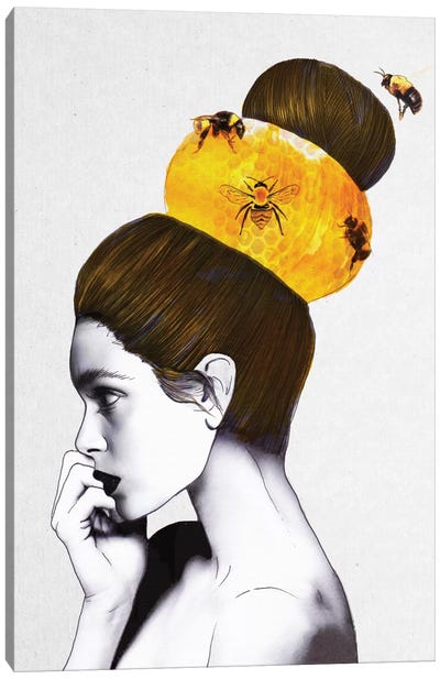 Beehive Canvas Art Print - Jenny Rome
