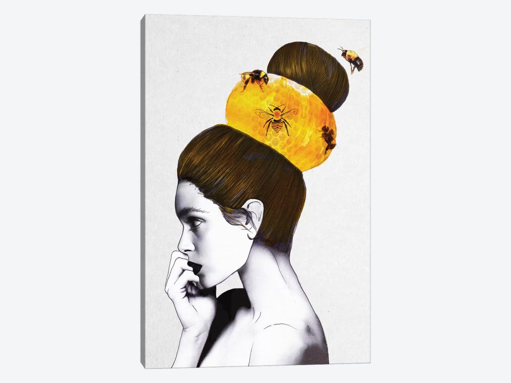 Beehive by Jenny Rome 1-piece Canvas Artwork