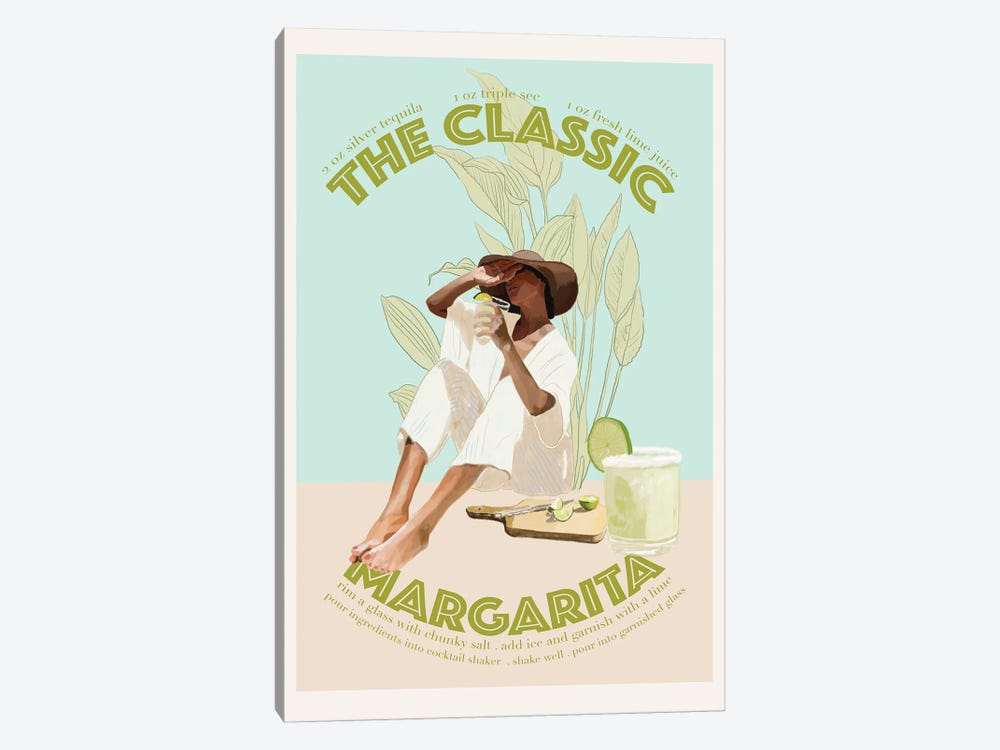 The Classic Margarita by Jenny Rome 1-piece Canvas Art