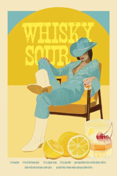 Western Décor: Whisky Sour by Jenny Rome