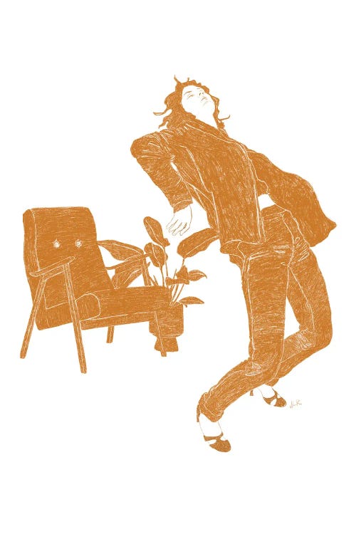 Dancing VI by Jenny Rome wall art