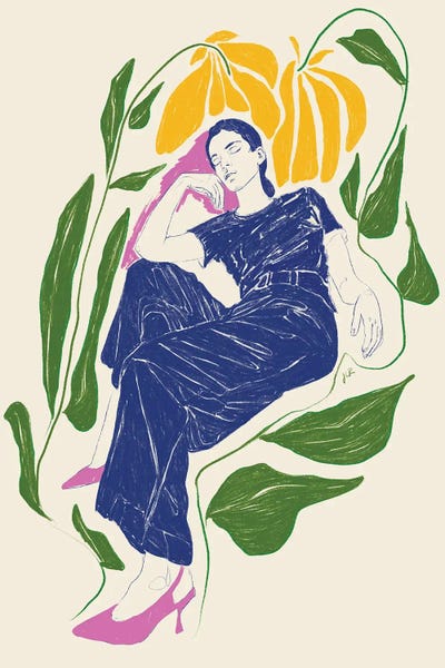 Dopamine Decor: Quiet In The Garden I by Jenny Rome