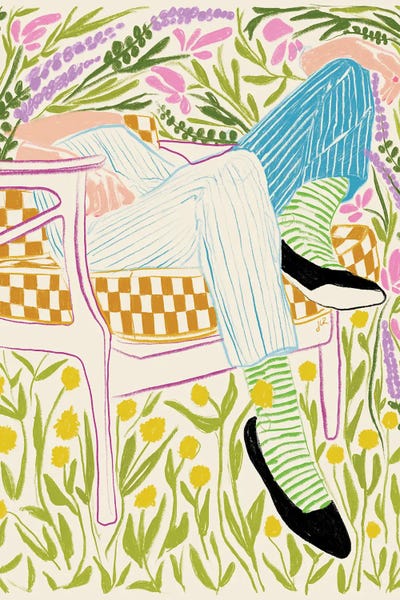 Dopamine Decor: Quiet In The Garden II by Jenny Rome