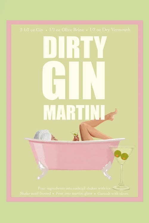 Dirty Gin Martini