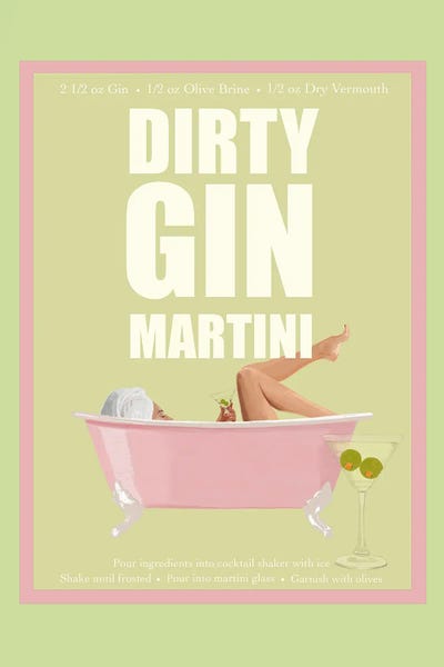 Martini: Dirty Gin Martini by Jenny Rome