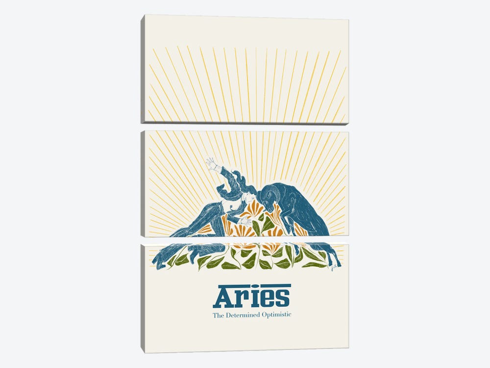 Aries by Jenny Rome 3-piece Canvas Artwork