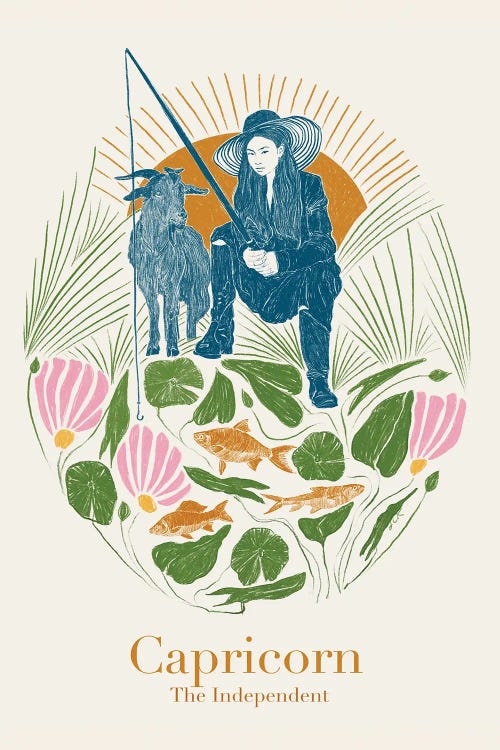Capricorn by Jenny Rome wall art