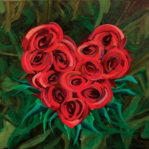 Hearts: A Dozen Roses Please Heart by Rashelle Roos