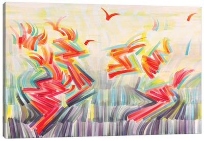 Flight Patterns Canvas Art Print - Rashelle Roos