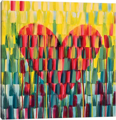 Little Love Heart Canvas Art Print - Rashelle Roos