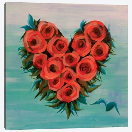 Plus One Heart Canvas Print #ROO64} by Rashelle Roos Canvas Print