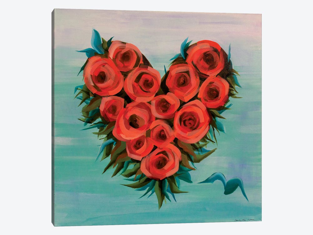 Plus One Heart by Rashelle Roos 1-piece Canvas Artwork
