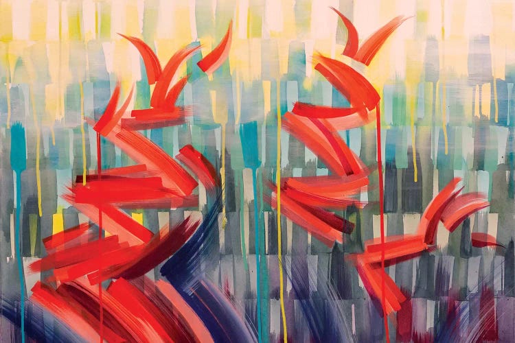 Winged Rhythms by Rashelle Roos canvas print
