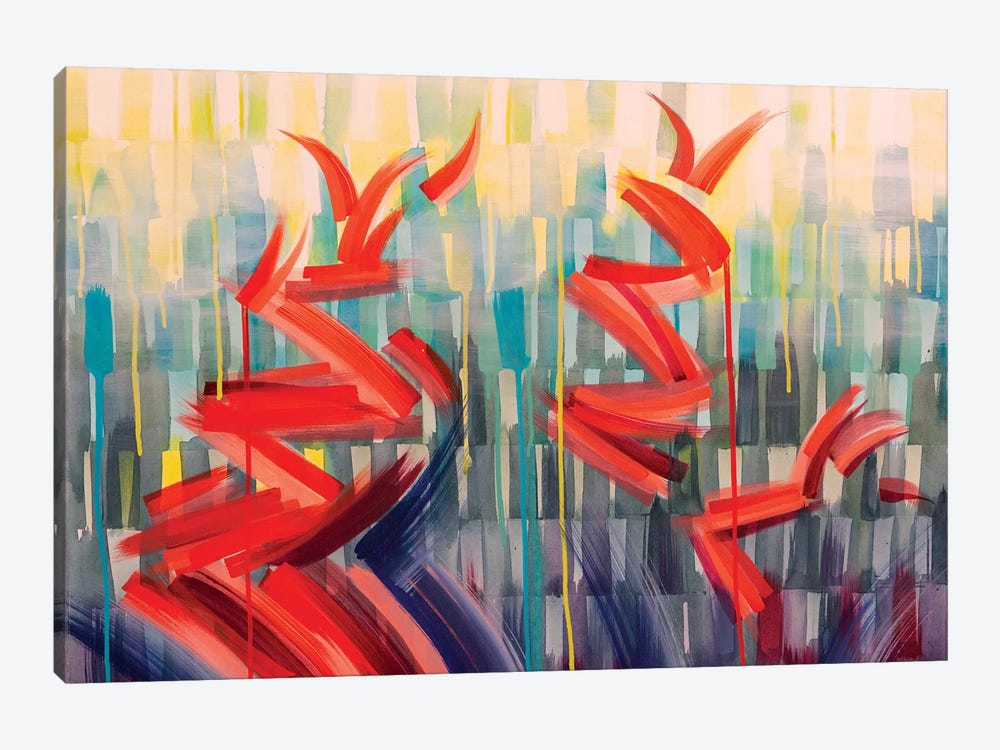 Winged Rhythms by Rashelle Roos 1-piece Canvas Print