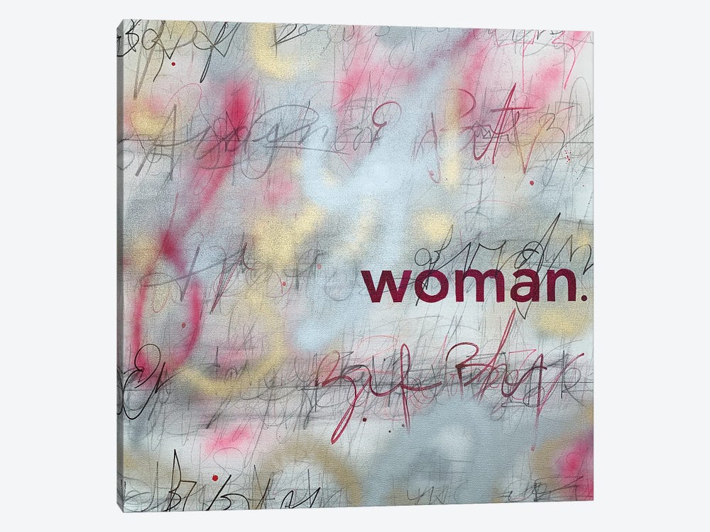 Woman (Pink) by Rashelle Roos 1-piece Canvas Wall Art
