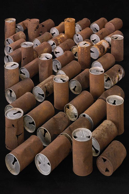 Beer Cans by Barry Rosenthal wall art
