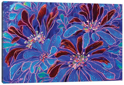 Bromeliads Canvas Art Print - RO ArtUS