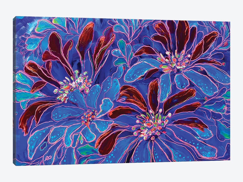 Bromeliads by RO ArtUS 1-piece Canvas Art Print