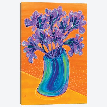 Curved Vase Canvas Print #ROU106} by RO ArtUS Art Print