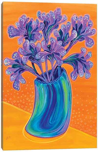Curved Vase Canvas Art Print - RO ArtUS