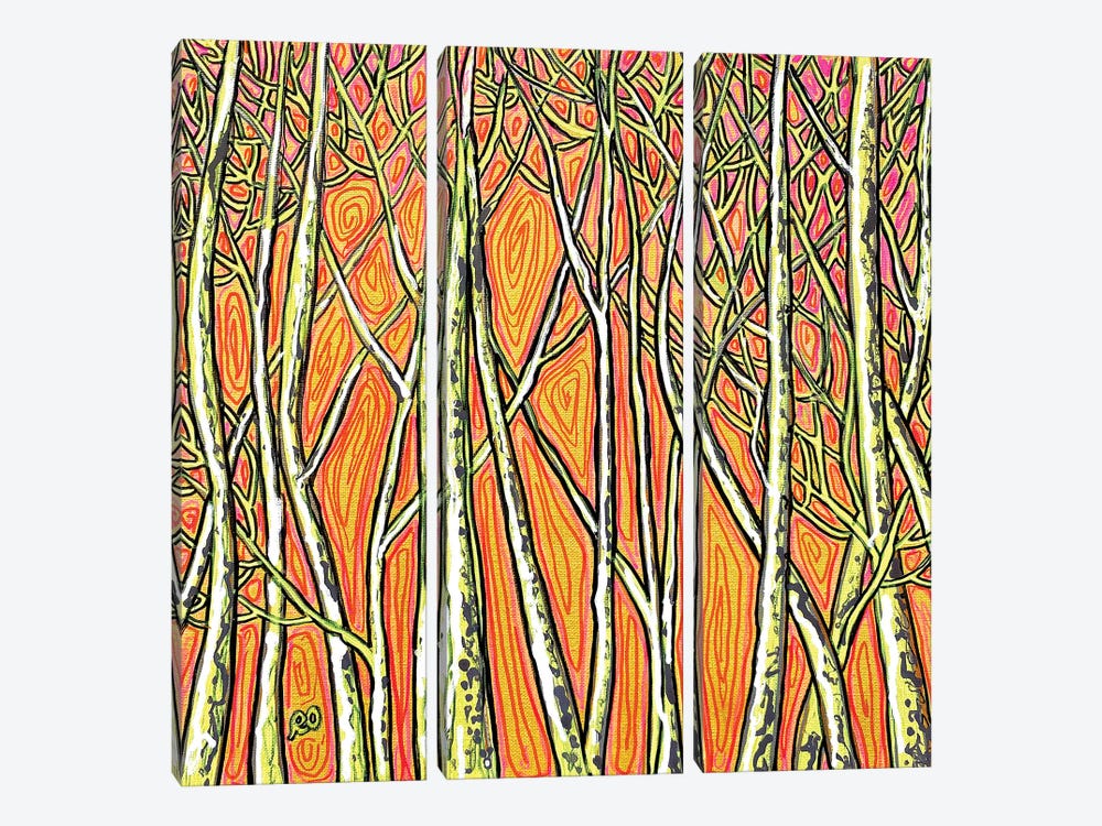 Autumn Forest by RO ArtUS 3-piece Canvas Art