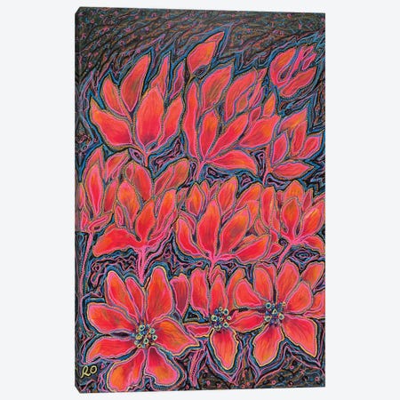 Spirit Flowers Canvas Print #ROU110} by RO ArtUS Canvas Art Print