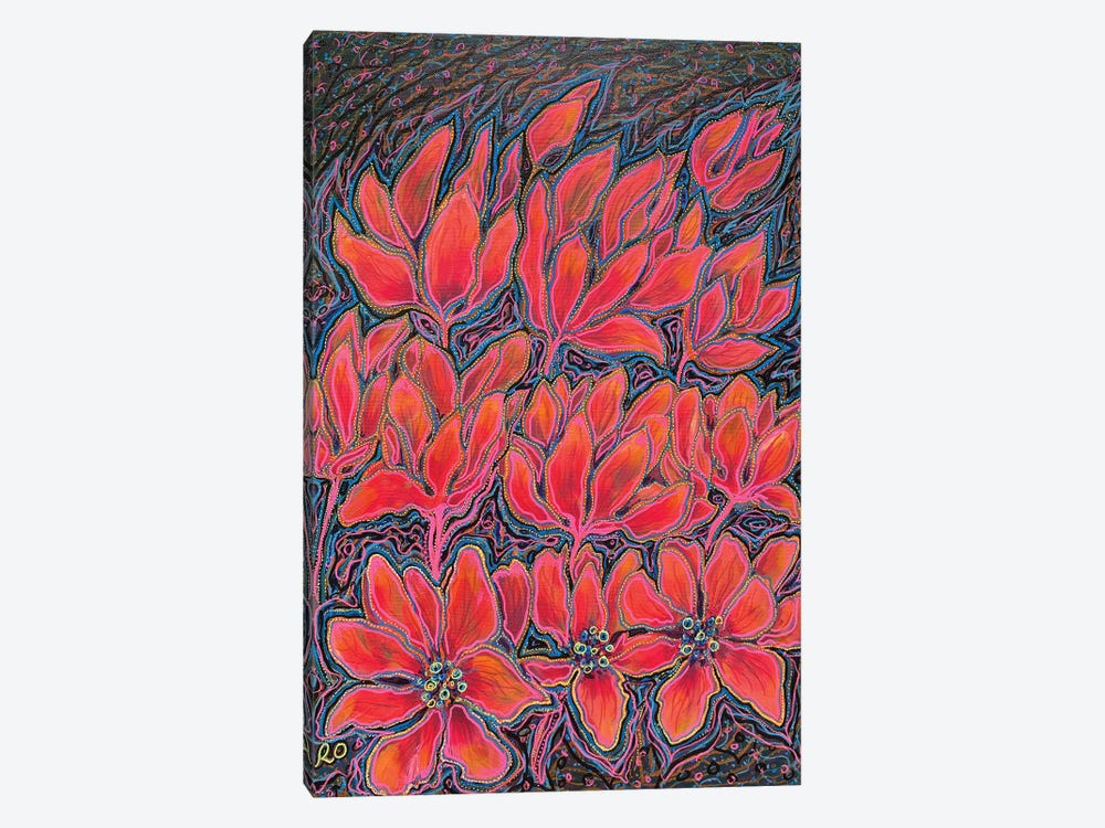 Spirit Flowers by RO ArtUS 1-piece Canvas Print