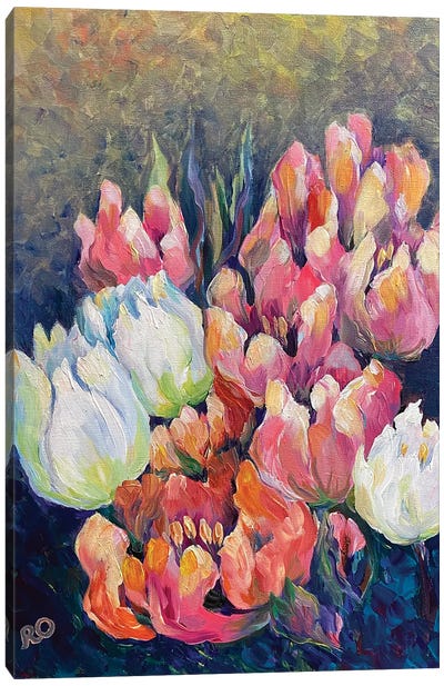Bouquet Canvas Art Print - RO ArtUS