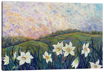 Daffodils Canvas Art Print - RO ArtUS
