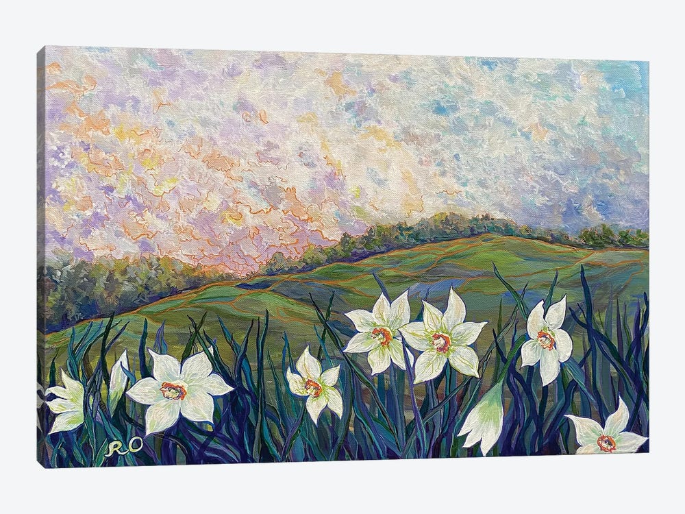 Daffodils by RO ArtUS 1-piece Canvas Art Print