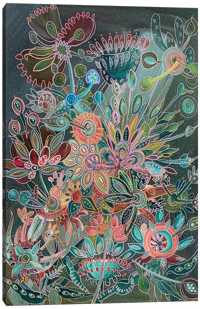 Flower Fantasy Canvas Art Print - RO ArtUS