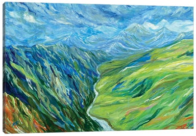 Georgia. Mountain Echo. Canvas Art Print - RO ArtUS