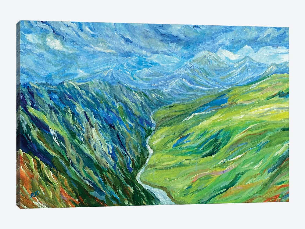 Georgia. Mountain Echo. by RO ArtUS 1-piece Canvas Wall Art