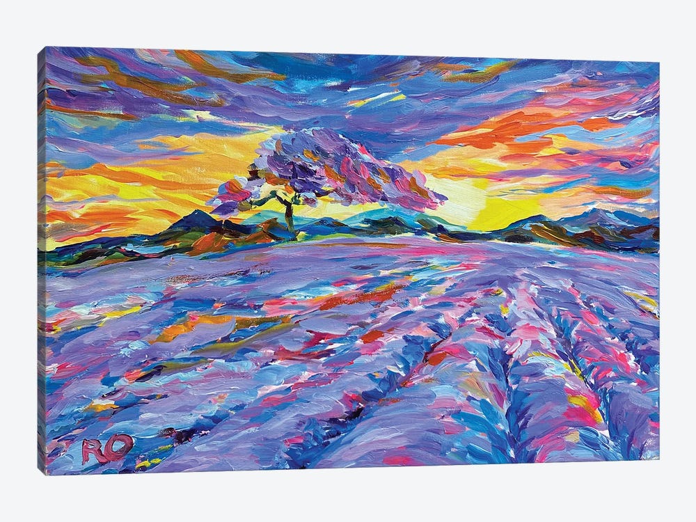 Lavender Sunset by RO ArtUS 1-piece Canvas Artwork